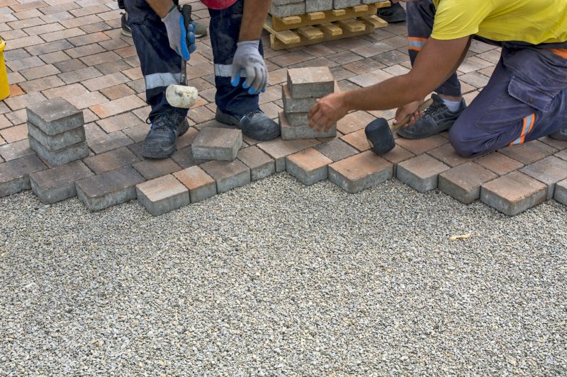 Limestone Paving Installation